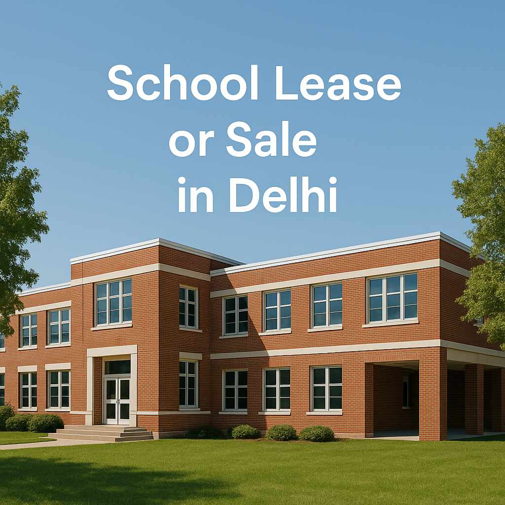 school for lease or sale in delhi