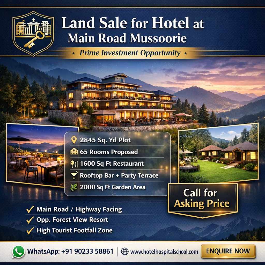 Land Sale for Hotel at Main Road Mussoorie