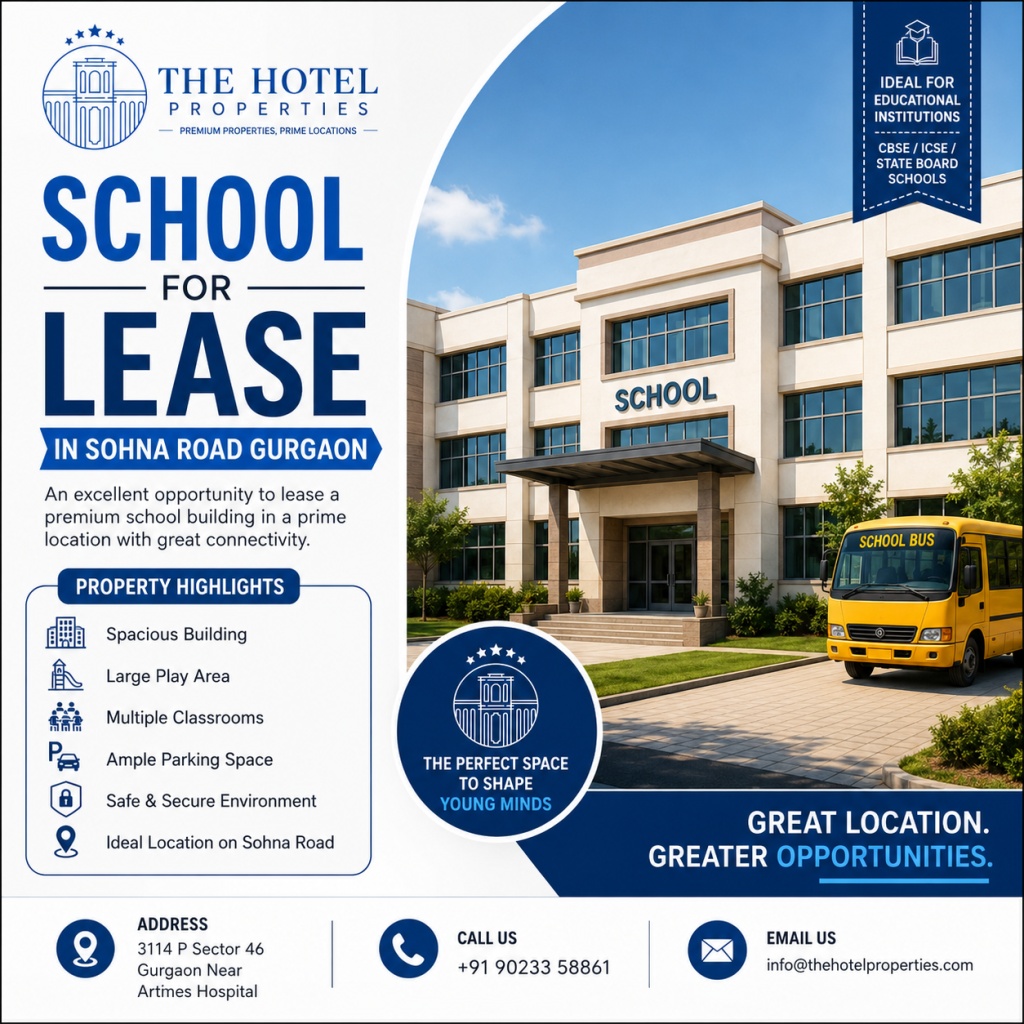 school for Lease in Sohna Road Gurgaon
