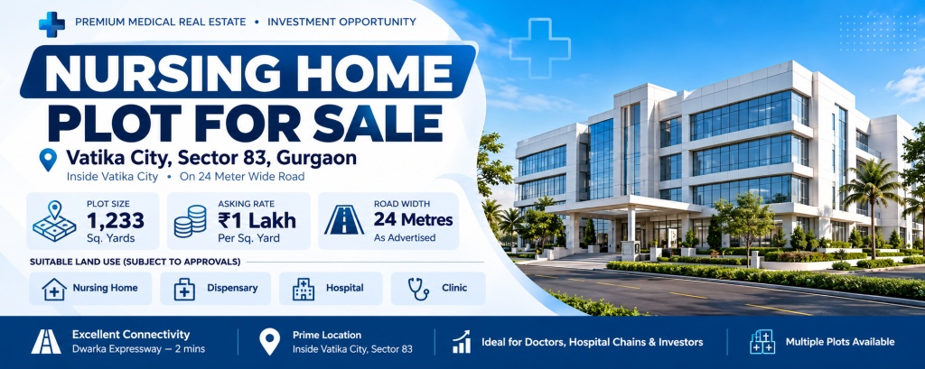 Nursing Home Plot for Sale in Sector 83 Gurgaon